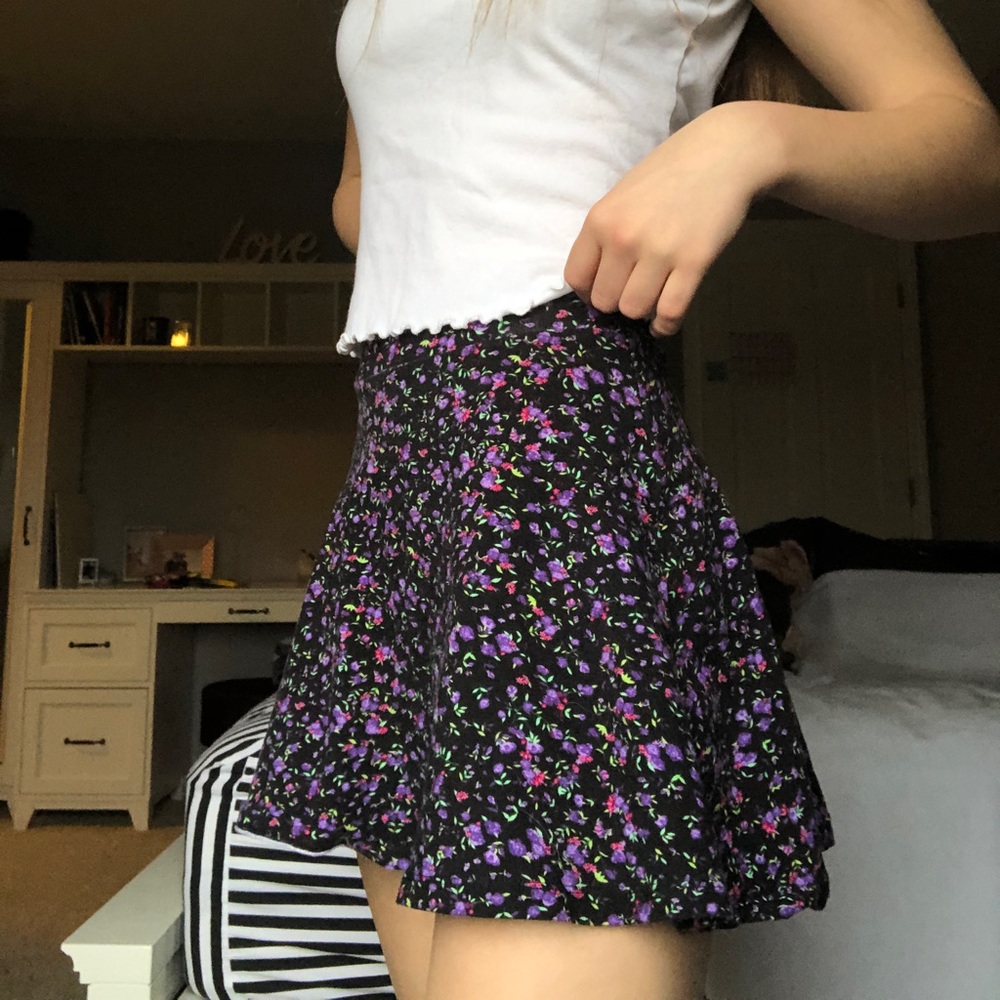 charlotte russe floral skirt